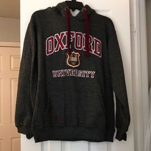 Dark gray Oxford University Hoodie